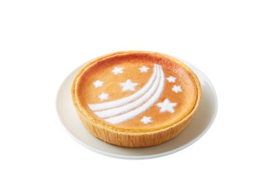 モロゾフ「七夕デンマーククリームチーズケーキ(17cm)」1,080円 ※7月1日(日)から販売 描绘着银河的丹麦奶油奶酪蛋糕