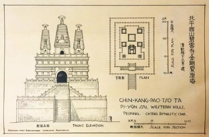 梁思成手绘图 ​​​​