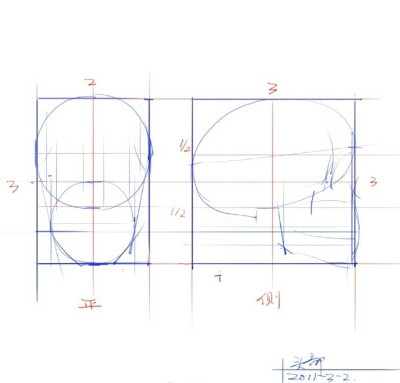 头部绘画基础知识，快收藏了！ ​（转）via @美术绘画教程 ​