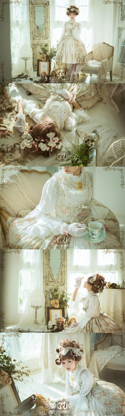 #lolita# #花墙#「月桂花墙 · The Laurel Garden」