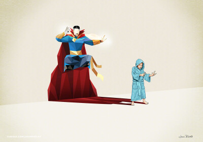 &quot;Super Shadows&quot; · 美国插画师 Jason Ratliff | www.jason-ratliff.com ​