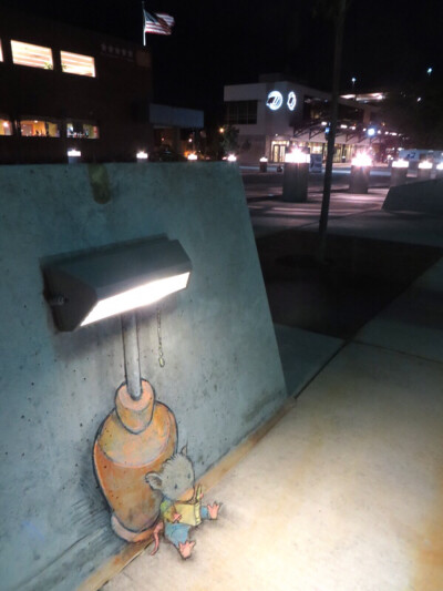 David Zinn｜粉笔