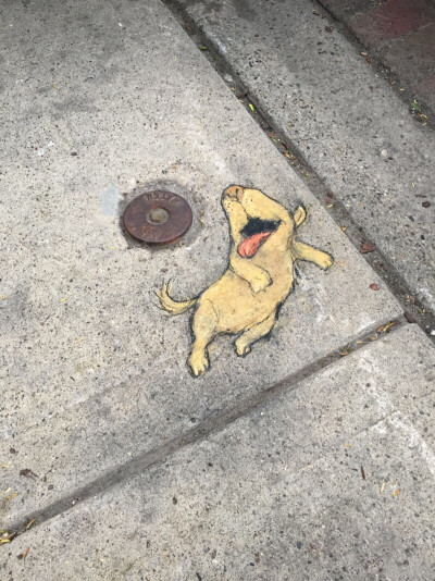 David Zinn｜粉笔