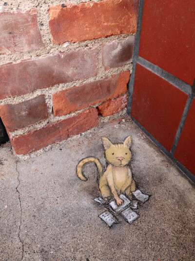 David Zinn｜粉笔