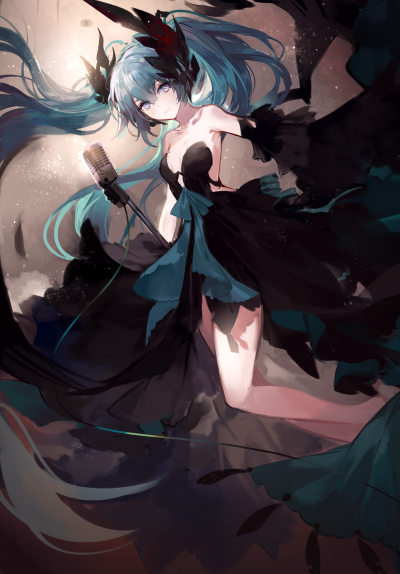 VOCALOID 初音未来 绘师：as（pixiv id=2322504）本作品pixiv id=69368783