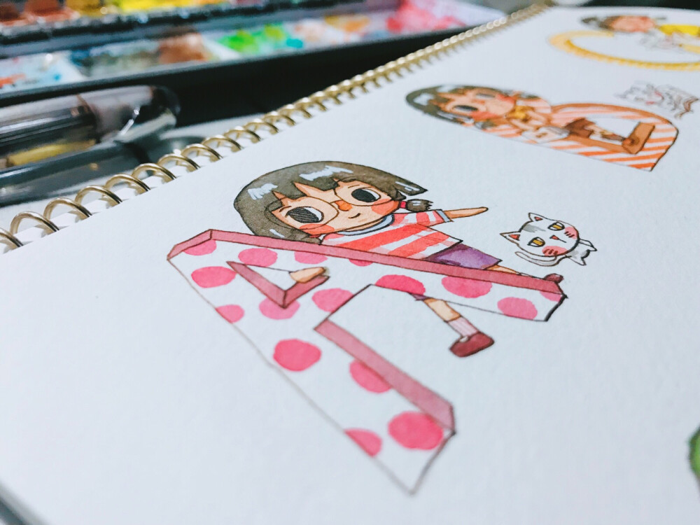 复习英语
复着复着就画字母去了
画完这个ABCDE
保佑我的英语不挂科