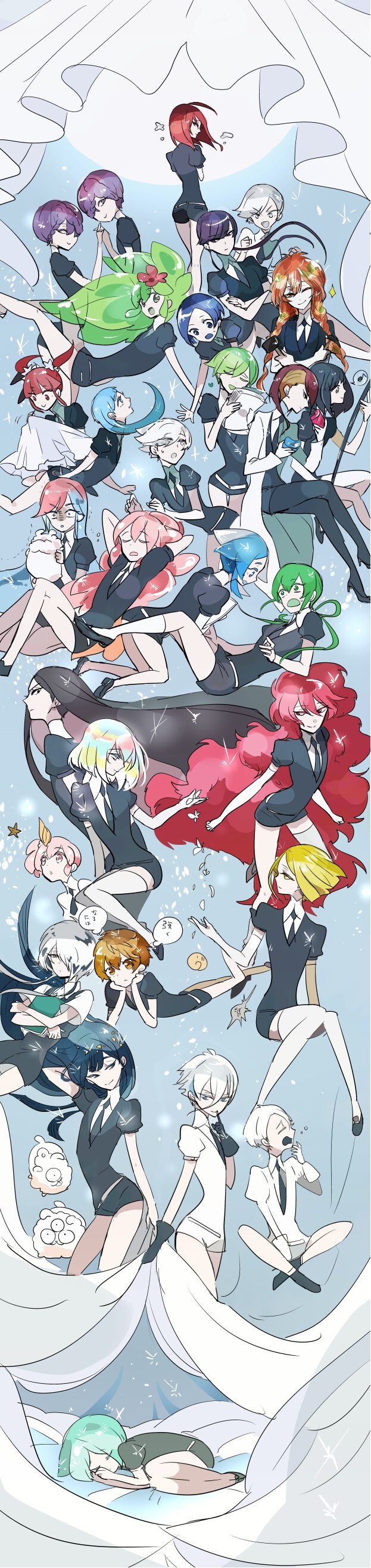 宝石之国
画师=しゅみこ https://www.pixiv.net/member_illust.php?illust_id=69318060&mode=medium