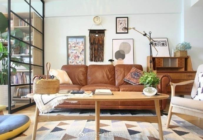 紧凑72平北欧风小两居室。 ​​​​