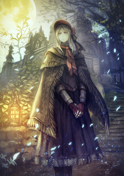 Bloodborne 血源诅咒 绘师：あんべよしろう（pixiv id=807283）本作品pixiv id=69377757