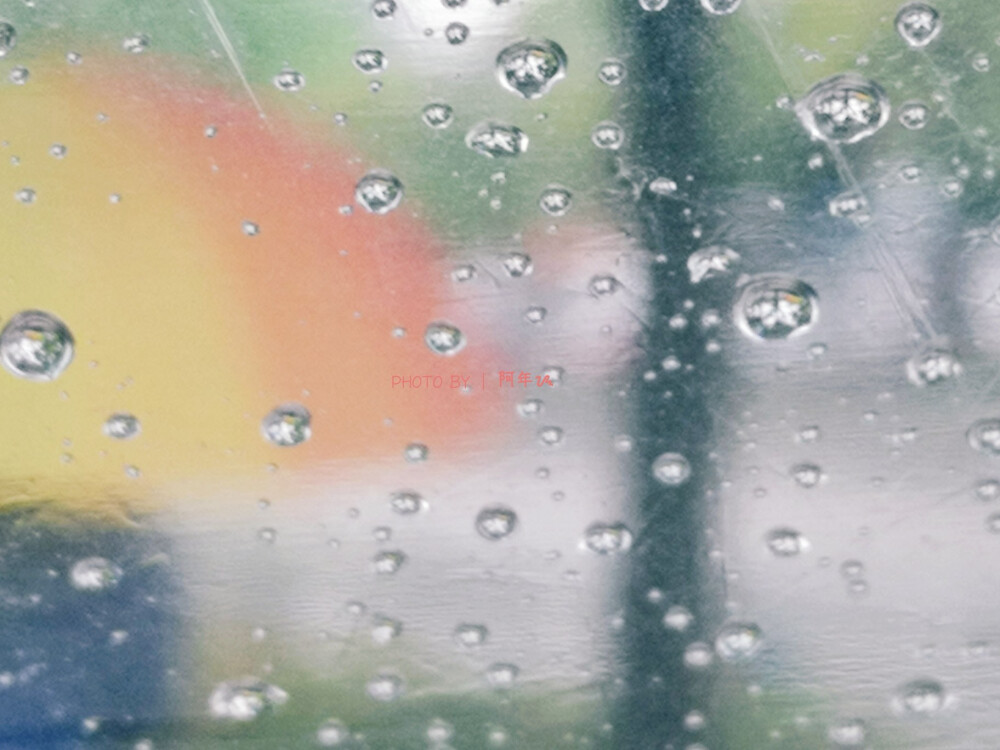 爱在过境
雨天
雨伞
