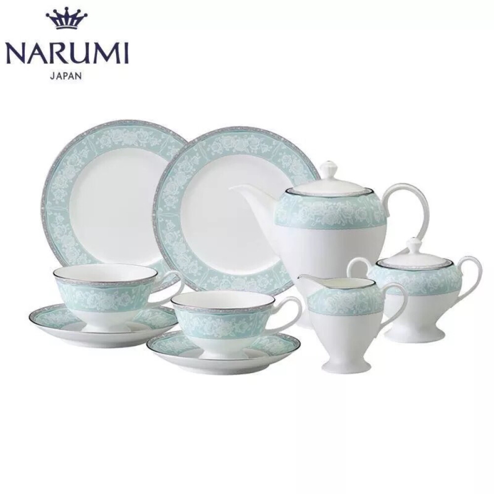 日本NARUMI鸣海Grace Air双人茶/咖啡套具