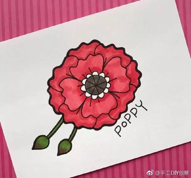 花朵简笔画 ?