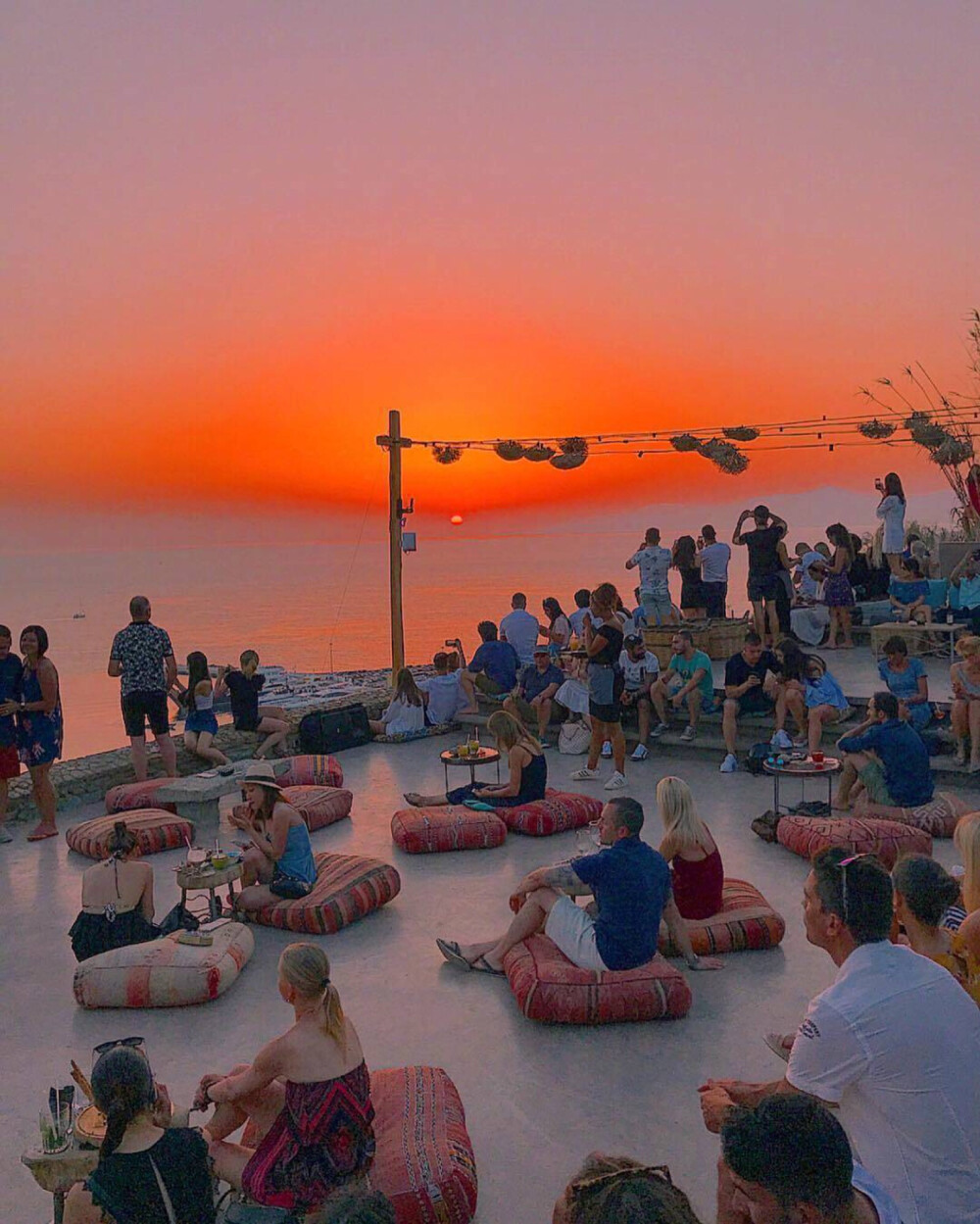 ​米克若斯岛的唯美夕阳[心]