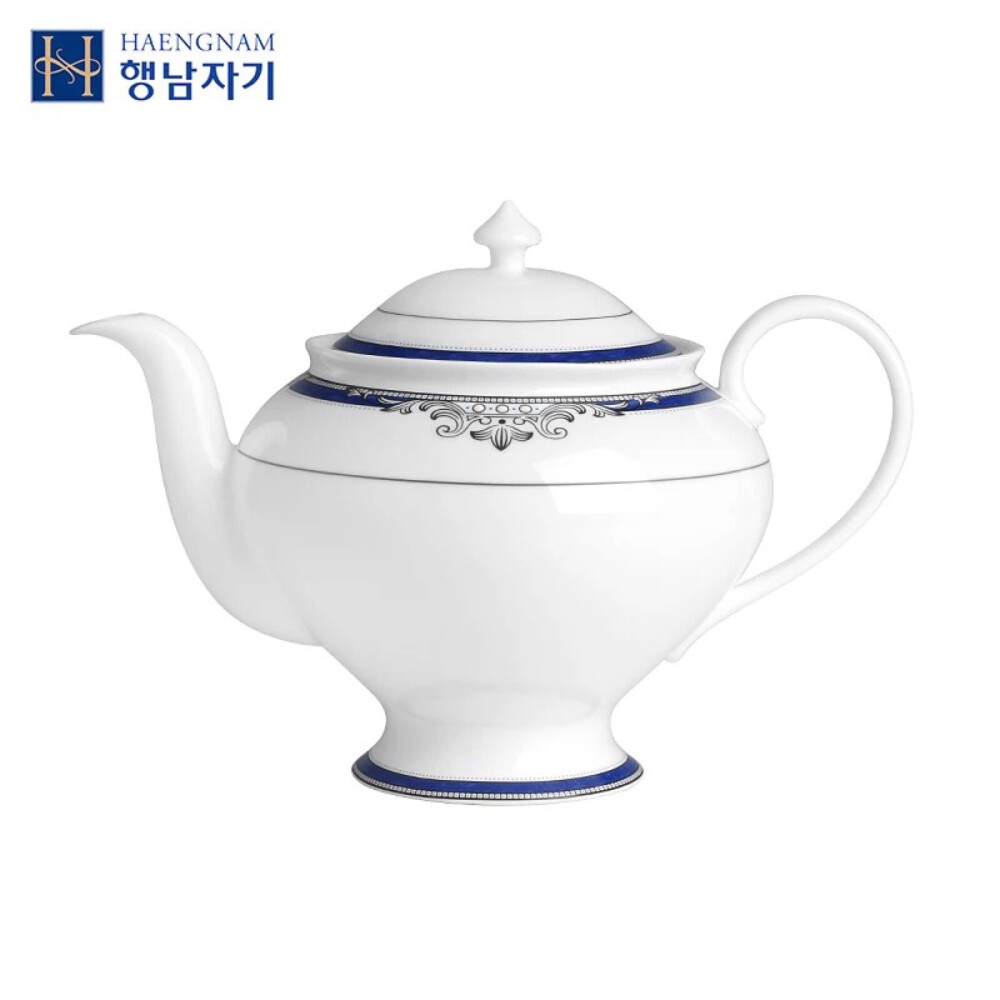 HAENGNAM韩国杏南瓷器 骑士骨瓷茶壶