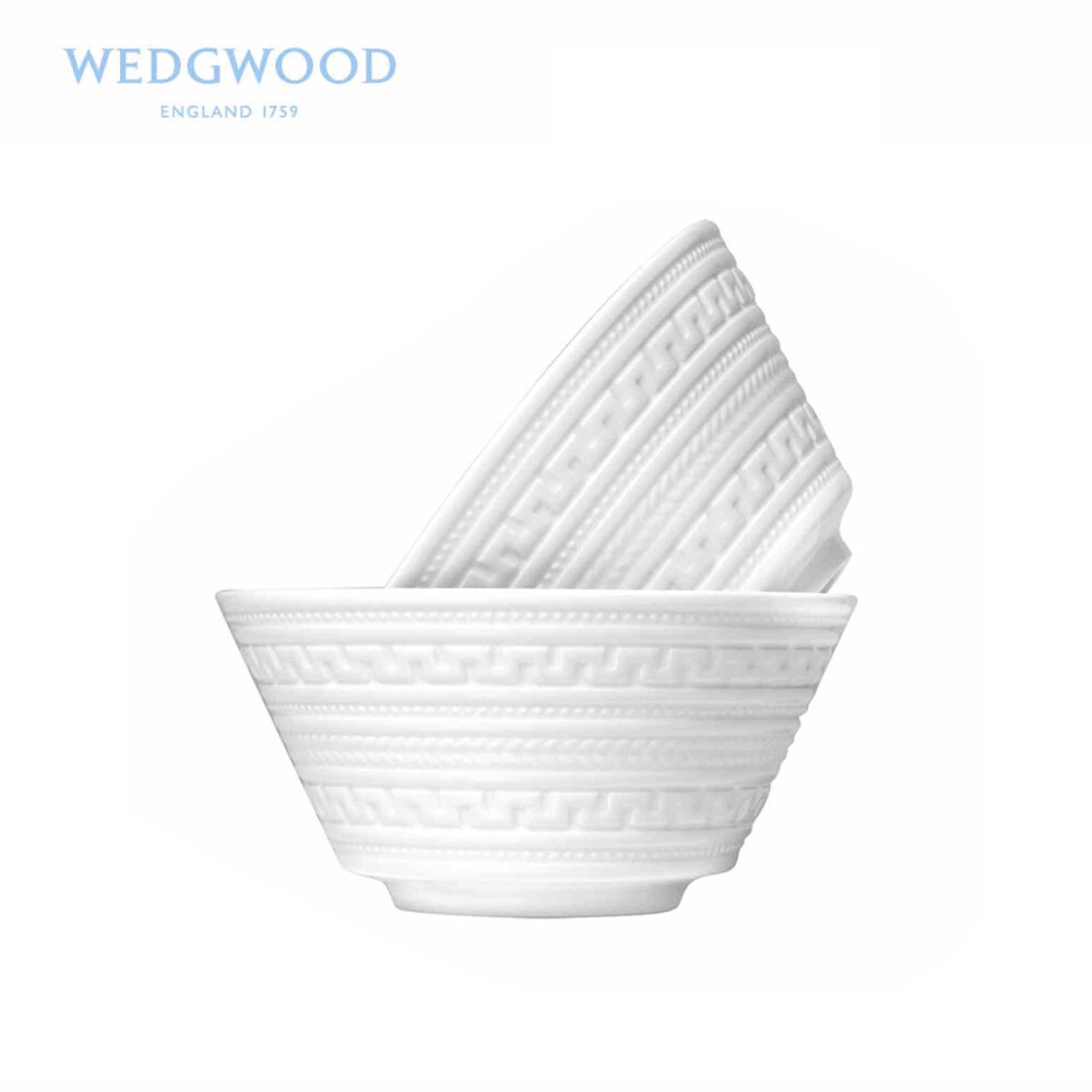 Wedgwood玮致活 Intaglio浮雕 11.5cm骨瓷米饭碗