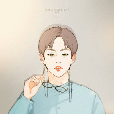 EXO金珉锡手绘动漫XIUMIN 微博：ordinary_sanha