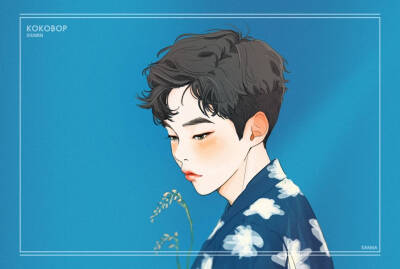 EXO金珉锡手绘动漫XIUMIN 微博：ordinary_sanha