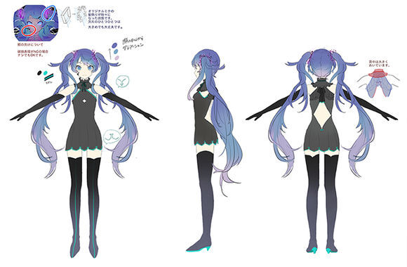 初音未来00幽灵法则03服装设计