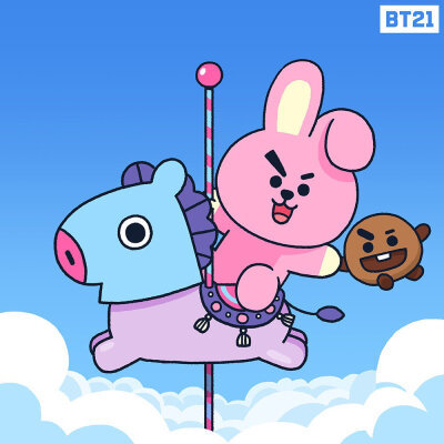 BT21
Van Koya RJ Shooky Mang Chimmy TATA Cooky
