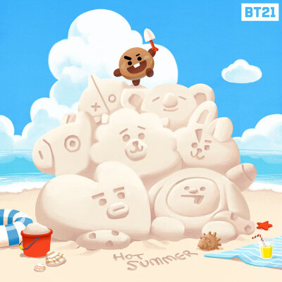 BT21
Van Koya RJ Shooky Mang Chimmy TATA Cooky
