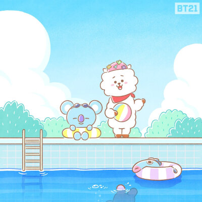 BT21
Van Koya RJ Shooky Mang Chimmy TATA Cooky
