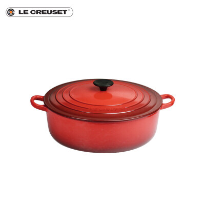 LE CREUSET 酷彩 珐琅铸铁 30厘米 园形寿喜锅 6.2L