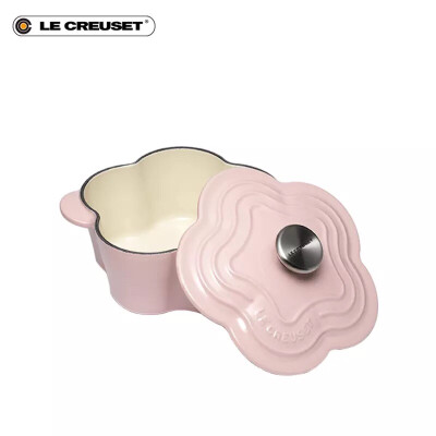 LE CREUSET 酷彩 珐琅铸铁锅 16厘米 花形锅 炖 煮1L