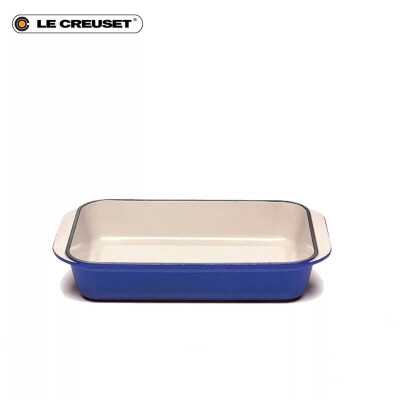 LE CREUSET 酷彩 珐琅铸铁 30CM长方形烘烤盘钴蓝色