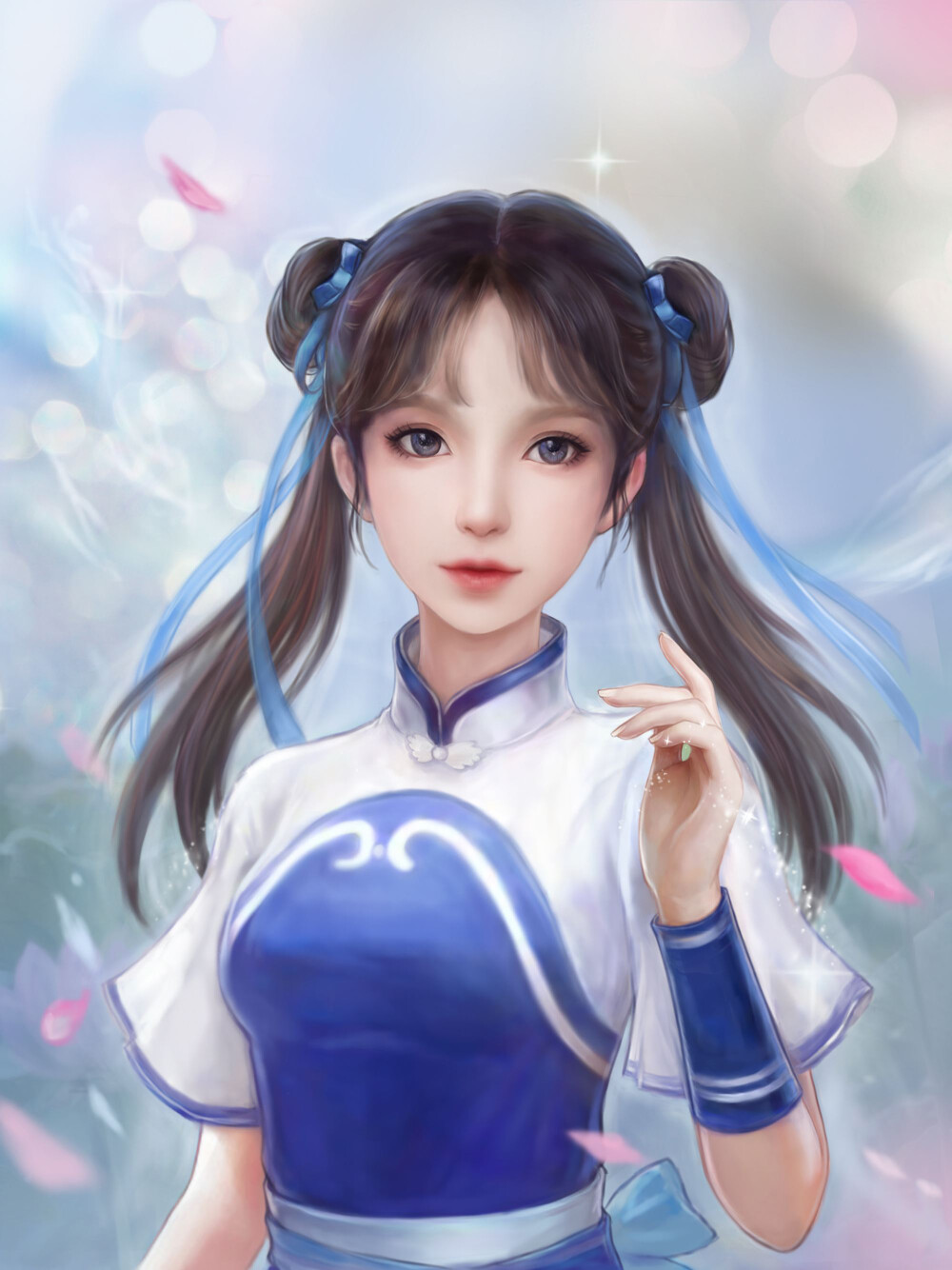有美一人，清扬婉兮。
