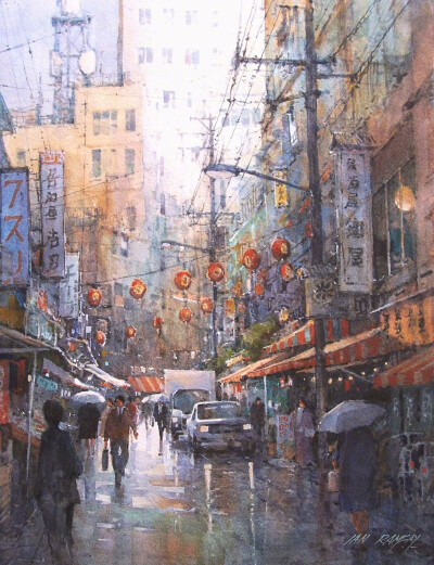 英国水彩画家 Ian Ramsay 绘画作品 | ianramsay.blogspot.com ​