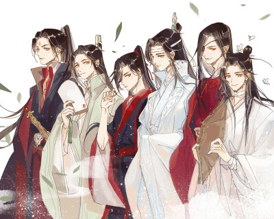 人渣反派自救系统 魔道祖师 天官赐福
大哥大嫂带着二弟二弟妹三弟三弟妹出来逛逛