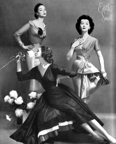 The big three：Dovima 、Jean Patchett、Suzy Parker