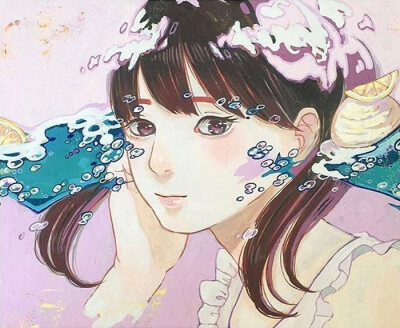 日本插画家米満彩子yonemitsu ayako 唯美少女插画