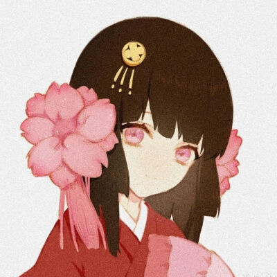 樱花桃花闺女头