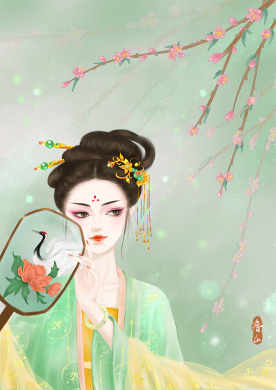 （古风美人）绘师：鲁c路ci