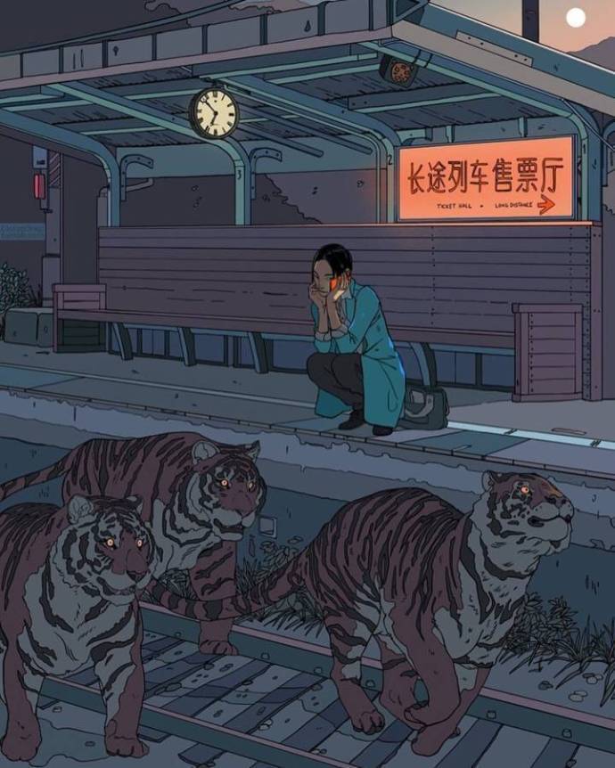 美国插画师 Cassandra Jean 绘画作品