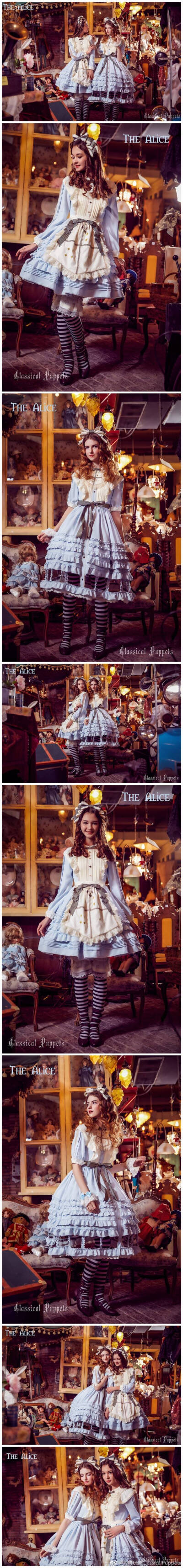 [cp]#LolitaFashion# 和爱丽丝一起梦游仙境。#一个爱丽丝# 系列爱丽丝9/13将于5月11日晚9点开启预约了！首小时可享限时8折优惠，首小时购买FS可获赠圆撑。
