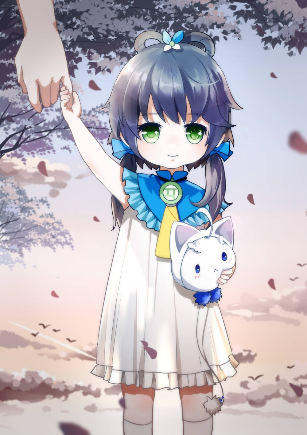 洛天依儿童可爱壁纸女孩vsinger节日虚拟歌姬父亲节