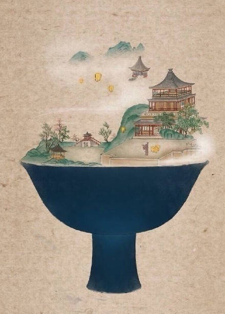 插画师呼葱觅蒜的系列插画《秀色可餐》 ​​​