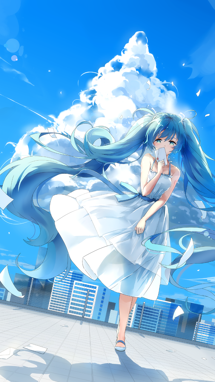 Miku手机壁纸 画师：あさひ