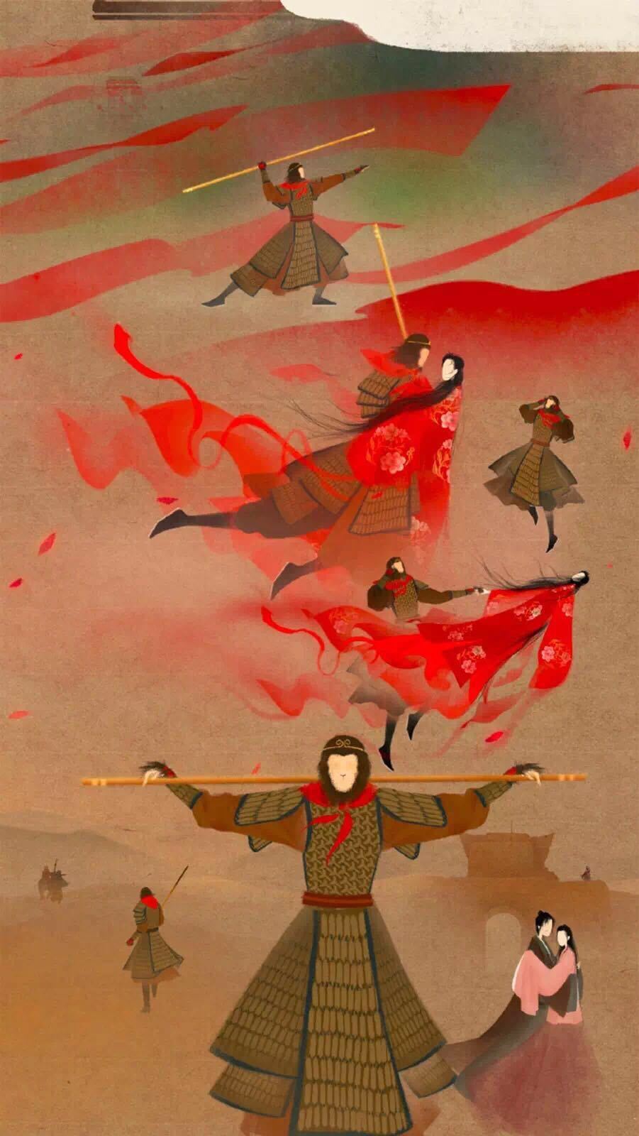 齐天大圣月光宝盒插画