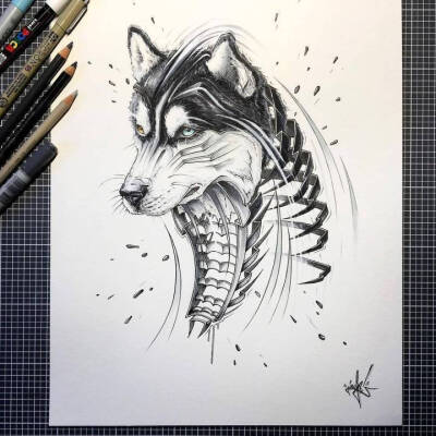 马克笔设计插画