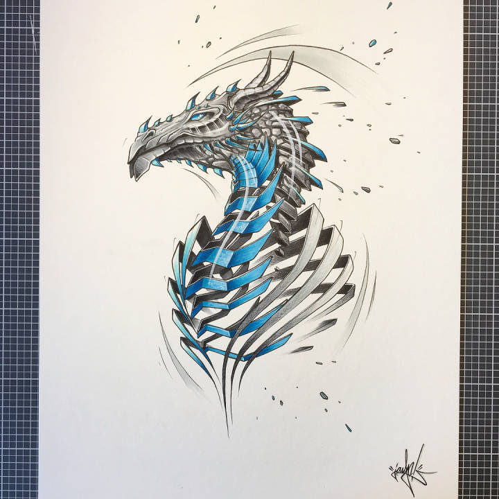 马克笔设计插画
