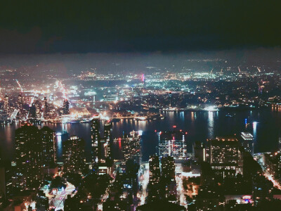 帝国大厦夜景 纽约夜景 背景墙