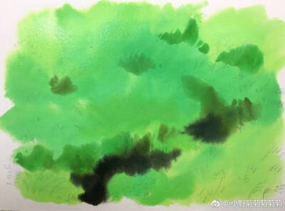 怎样画出草坪的层次?八步