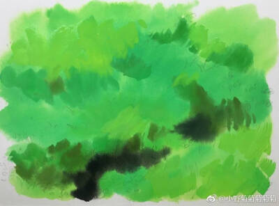 怎样画出草坪的层次?八步