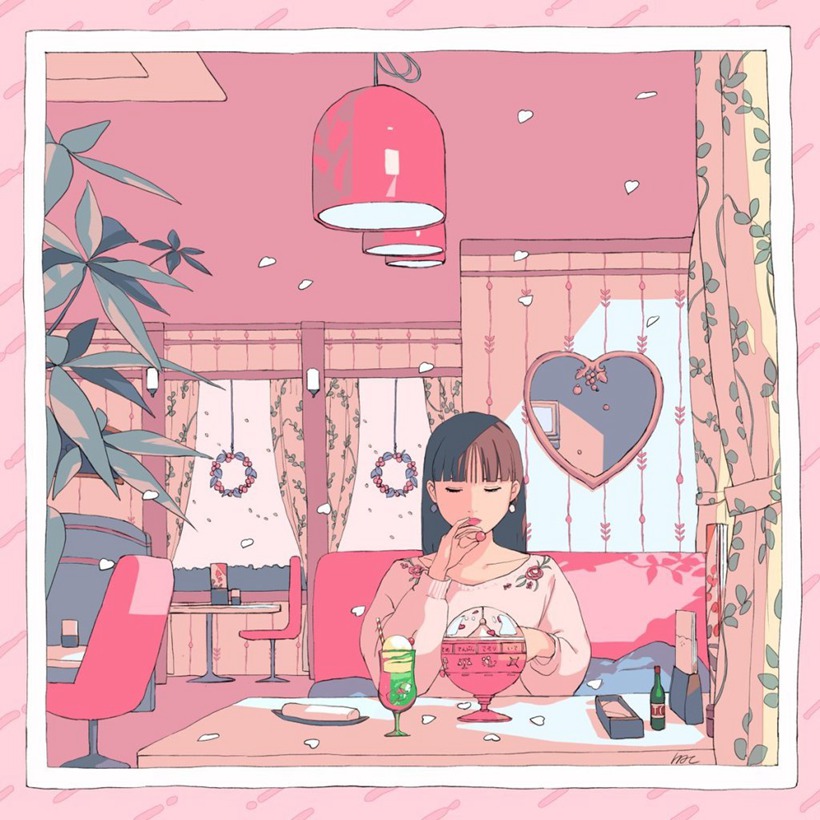 少女的小日常 ~ 日本自由插画师aorkgk作品欣赏