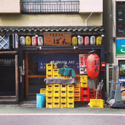 钢笔淡彩 小店