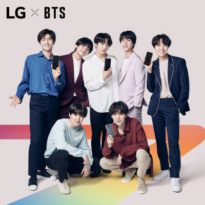 #防弹少年团# LG×BTS