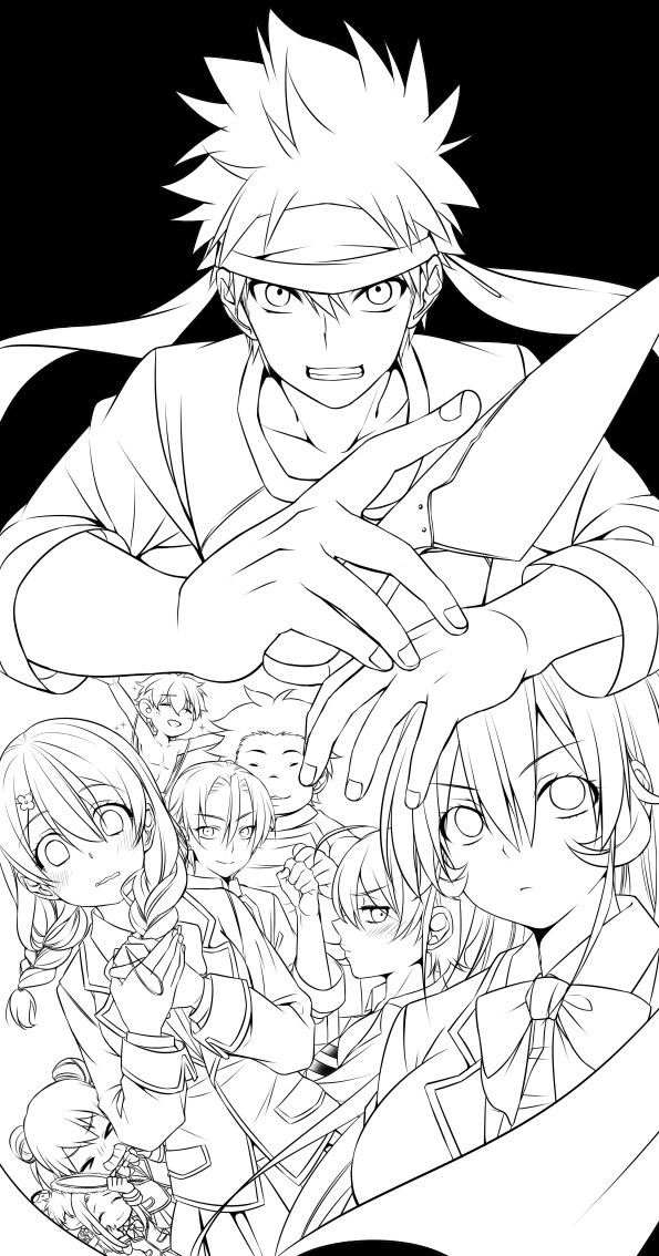 食戟之灵p站画师松永ヒジリ